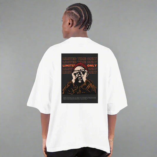 Limited Time Only (L.T.O) Men's Oversized Drop-Shoulder Crewneck T-Shirt